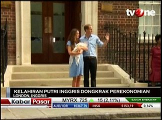 Kelahiran Putri Kate Middleton Dongkrak Perekonomian Inggris