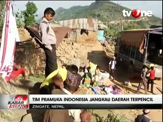 Tim Pramuka Indonesia Beri Bantuan di Wilayah Terpencil Nepal