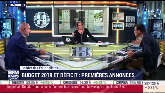 Le Rendez-Vous des Éditorialistes: budget 2019 et déficit, premières annonces - 27/08