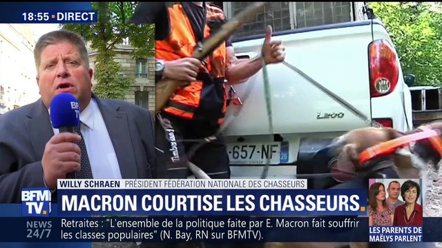 Willy Schraen: Le chef de l'État a validé le permis national à 200 euros