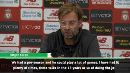 Klopp keen to ease Fabinho into Liverpool plans