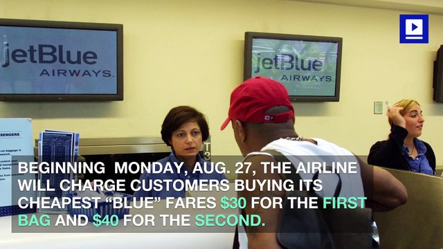 JetBlue to Charge $30 for First Checked Bag