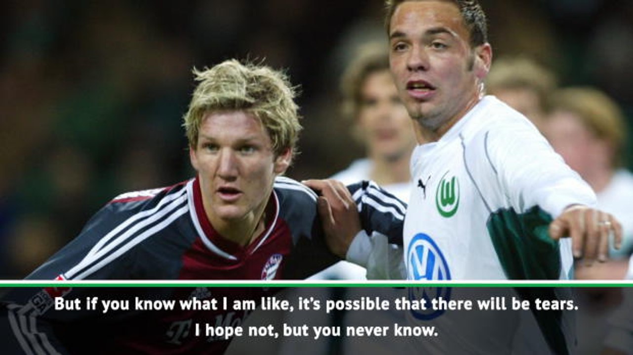 I might cry during testimonial, I might not! - Schweinsteiger