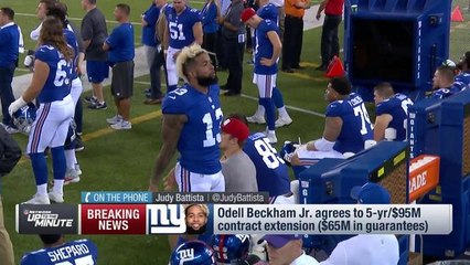 Judy Battista explains how OBJ contract affects Giants' cap space going forward