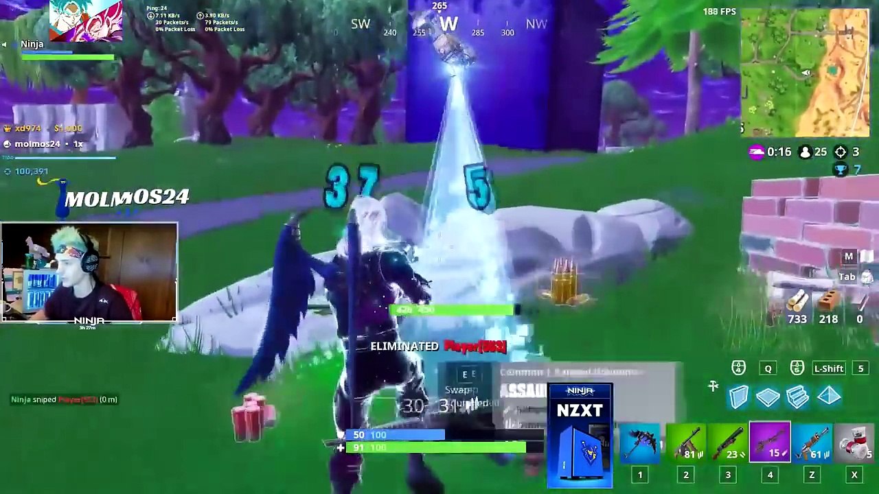 100 Players Land At Lightning Cube Same Time! Fortnite Highlights & Funny Moments