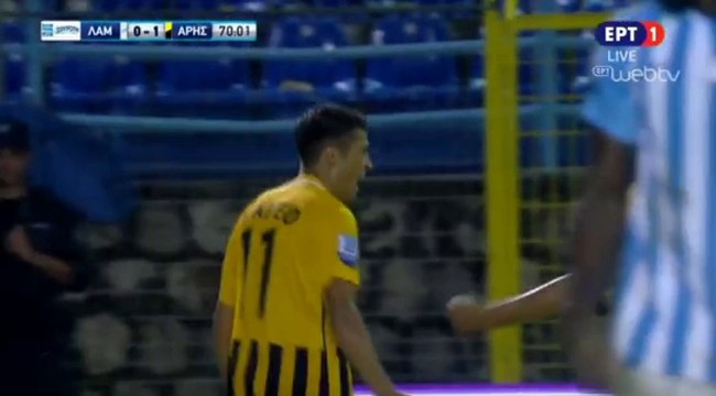 0-2 Mateo Ezequiel Garcia Goal - PAS Lamia 0-2 Aris - 27.08.2018 [HD]