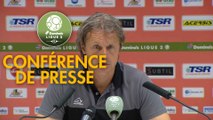 Conférence de presse Valenciennes FC - Gazélec FC Ajaccio (0-0) : Réginald RAY (VAFC) - Albert CARTIER (GFCA) - 2018/2019