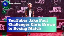 YouTuber Jake Paul Challenges Chris Brown to Boxing Match