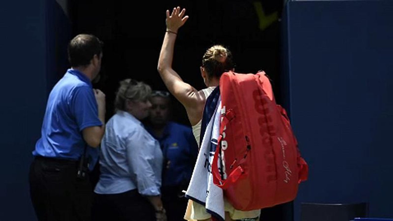 US Open: Aus für Halep, Wawrinka weiter