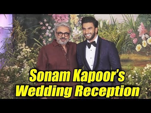 रणवीर सिंह और संजय लीला पहुंचे सोनम कपूर और आनंद आहूजा के वेडिंग रिसेप्शन पर