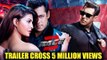 सलमान खान के 'रेस 3' के ट्रेलर ने बनाया नया रिकॉर्ड - सबसे तेज़ 5 मिलियन व्यूज