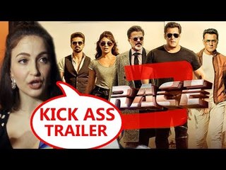 Elli Avram की प्रतिक्रिया Salman Khan के रेस 3 ट्रेलर को लेकर