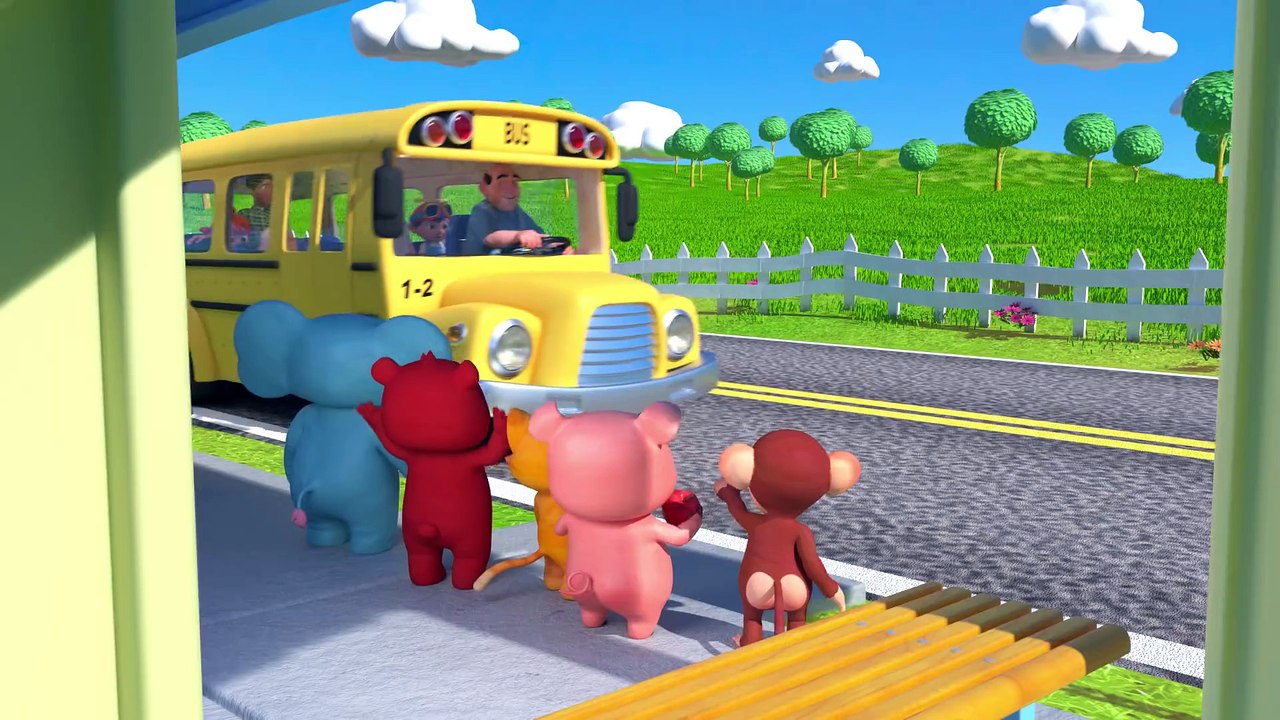 Wheels On The Bus Cocomelon Abckidtv Nursery Rhymes Kids Songs Video Dailymotion