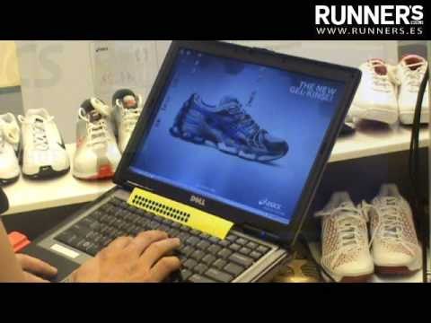 test de pisada Asics en 3D