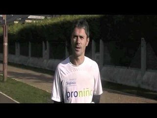 Martín Fiz se prepara para la I Carrera Proniño