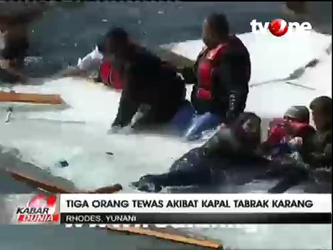 Kapal Imigran Gelap Tabrak Batu Karang, Tiga Tewas