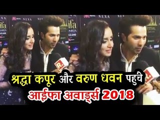 Download Video: Shraddha Kapoor और  Varun Dhawan पहुंचे  IIFA AWARDS 2018 पर  | Bangkok