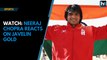 Watch: Neeraj Chopra reacts on javelin gold