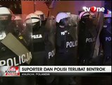 Bentrokan Polisi dan Suporter Sepakbola di Polandia