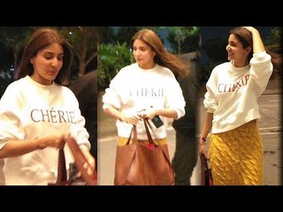 Anushka Sharma पहुंची  मुंबई एयरपोर्ट पर