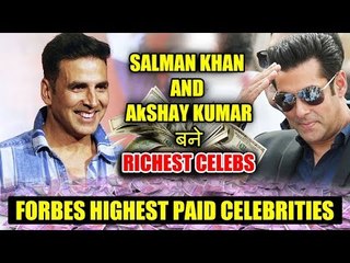 Salman Khan और Akshay Kumar बने सबसे महंगे सितारे | Forbes World Highest