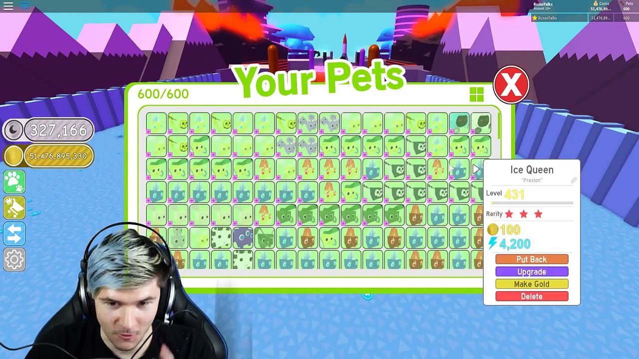600 PETS EQUIPPED IN PET SIMULATOR!! *You WON'T Believe What Happens* (Roblox)