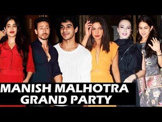 बॉलीवुड के सितारे पहुँचे Sridevi का जन्मदिन मनाने Manish Malhotra की पार्टी पर