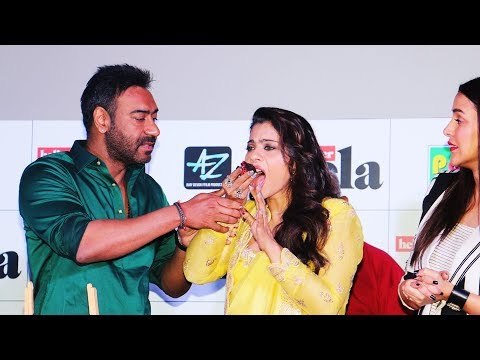 Kajol ने मनाया पति Ajay Devgan के साथ अपना जन्मदिन Helicopter Eela ट्रेलर Launch पर