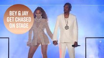 Drunk man runs after Beyoncé on stage