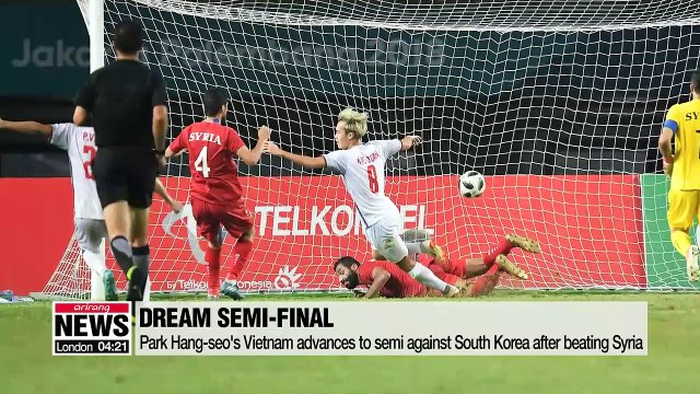 South Korean men's football team set up semifinal with Park Hang-seo's Vietnam