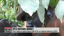 S. Korean gov't plans to spend more than $42 bil. on national defense in year 2019