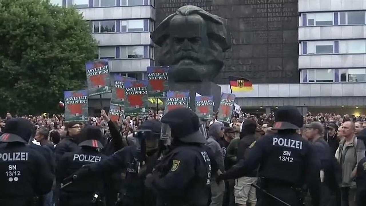 Chemnitz: 10 Verletzte bei neuen Ausschreitungen