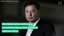 Elon Musk Makes Board Member Happy By Abandoning Plans To Make Tesla Private