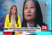 Keiko Fujimori da detalles de reuniones con presidente Vizcarra