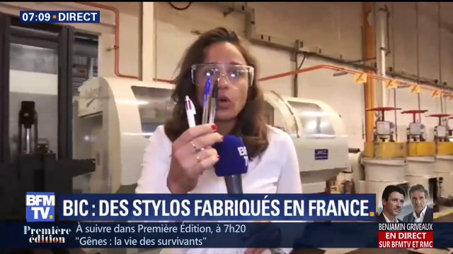 À quelques jours de la rentrée, Ashley Chevalier nous fait visiter l'usine de stylos Bic