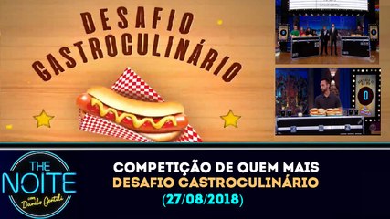 The Noite (27/08/2018) - Competição de quem come mais | SBT
