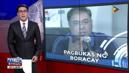 Boracay, bubuksan na sa darating na Oktubre