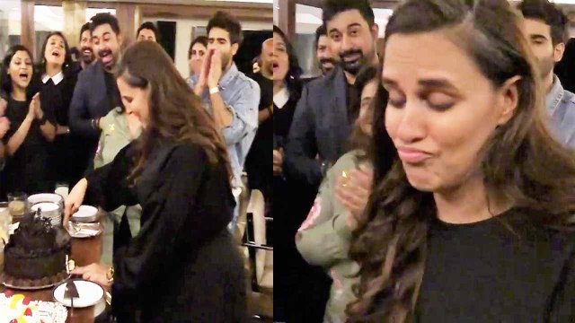 Karan Johar hosts Neha Dhupia's Birthday party; Watch Video l | FilmiBeat