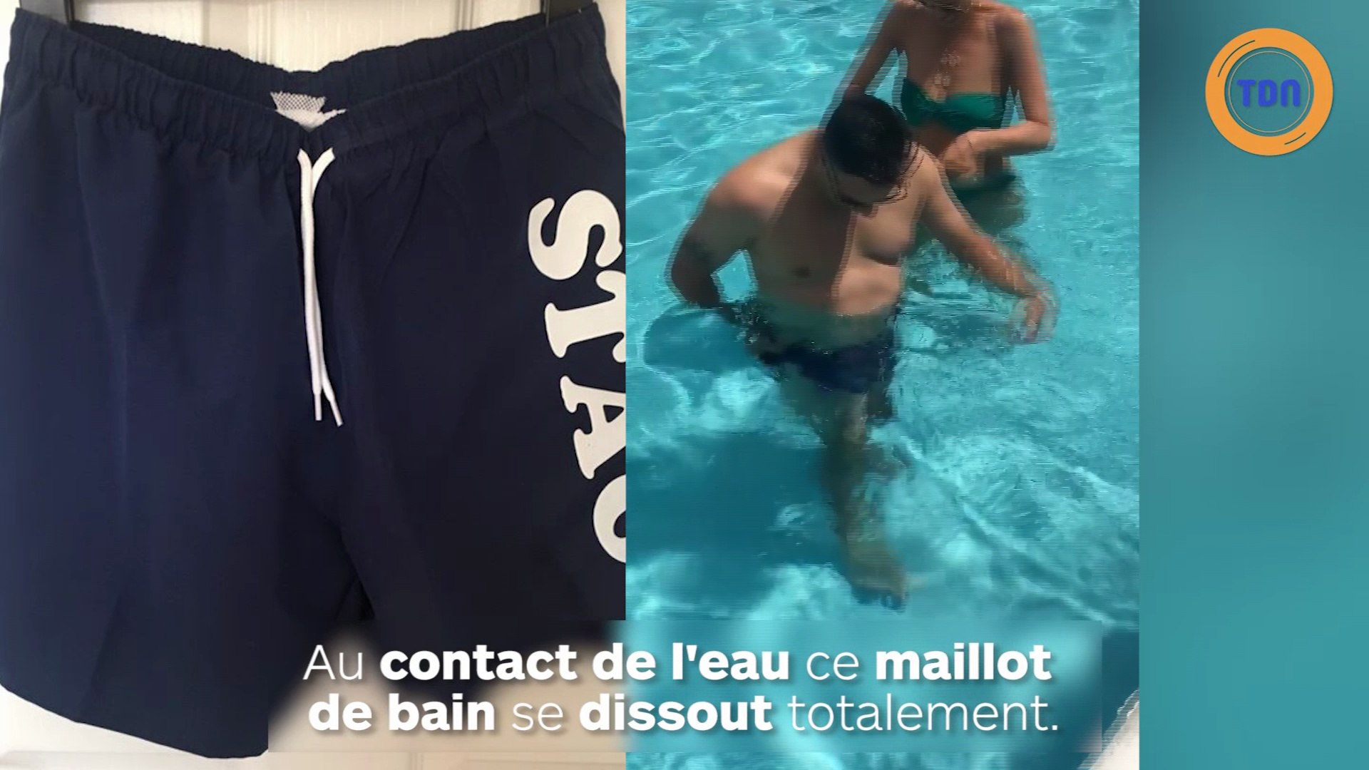 Une blague à faire entre amis dans la piscine : le maillot de bain soluble  ! - Vidéo Dailymotion