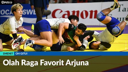 #1MENIT | Olah Raga Favorit Arjuna