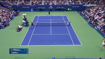 Ace, amortie, passing : Serena a tout fait à Linette