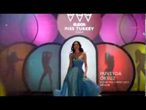 Elidor Miss Turkey 2013 1.'si Rüveyda Öksüz