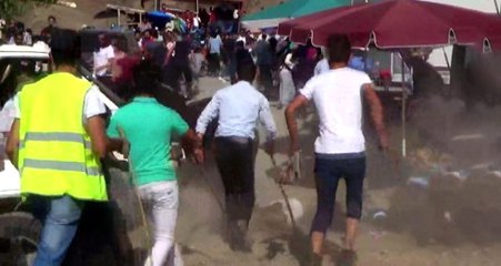 Erzurum'da, Boğa Güreşinde Kavga Çıktı, Ortalık Savaş Alanına Döndü