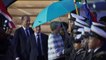 Theresa May arrives in South Africa