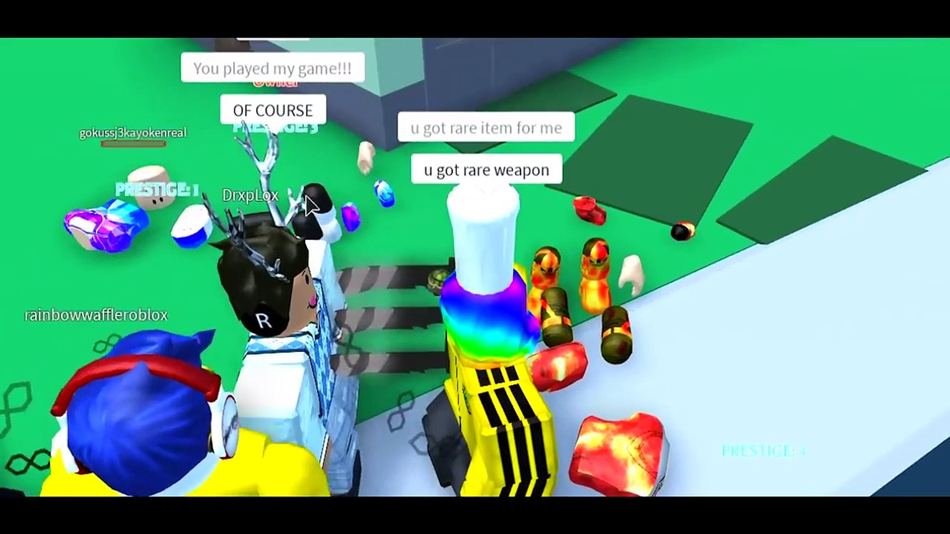 The Owner Joined And Gave Me Developer Rank Roblox Weapon - 