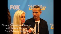 Johnathan Platero & Oksana Dmytrenko of So You Think You Can Dance Season 15 Interview (SYTYCD)