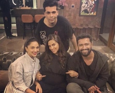 karan johar hosted a birthday party for neha dhupia at his home