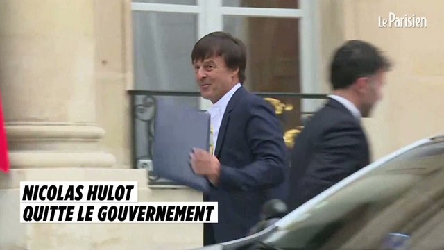 Nicolas Hulot quitte le gouvernement