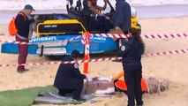 Whale carcass with shark bites washes up on Bondi Beach