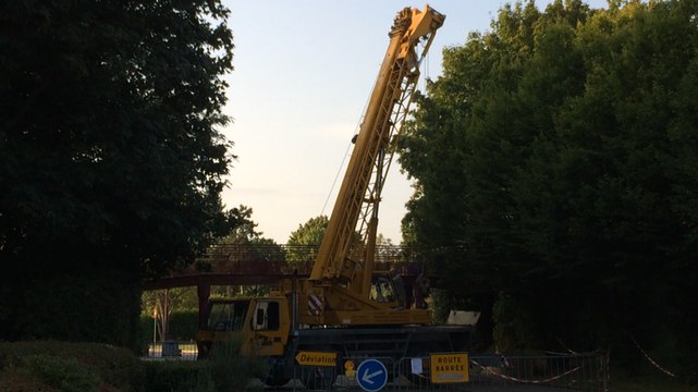 Le pont du collège Jacques Prévert retiré